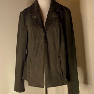 Style & Co Faux Suede Jacket